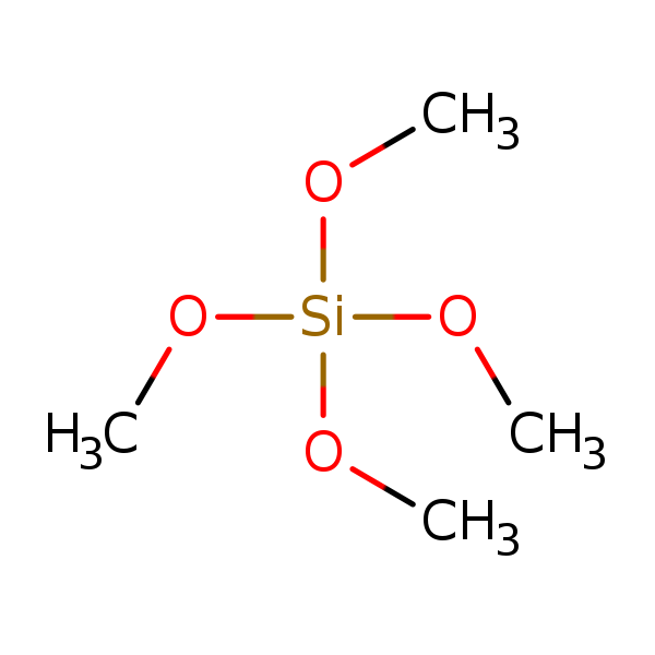 formule développée du Silicate de méthyle