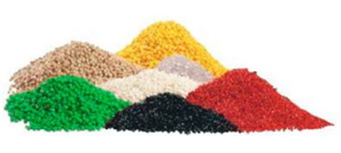Figure&nbsp;1 : granulés de pré-production d'objets en plastiques