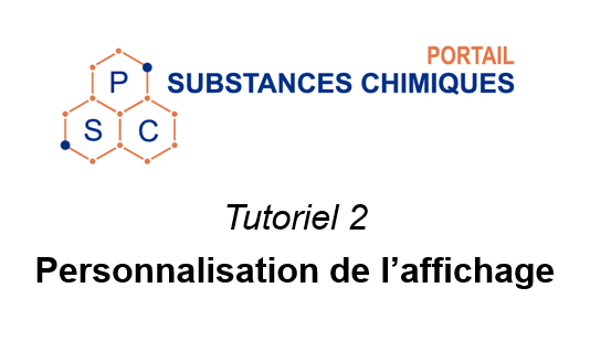 Tutoriel 2 - Personnalisation de l'affichage